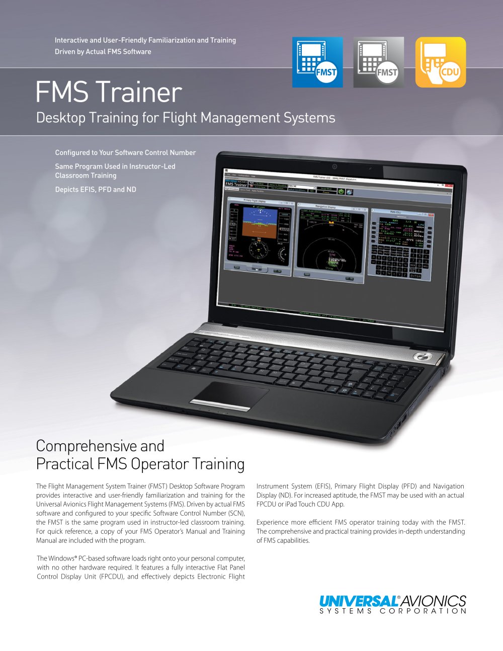 universal fms trainer app