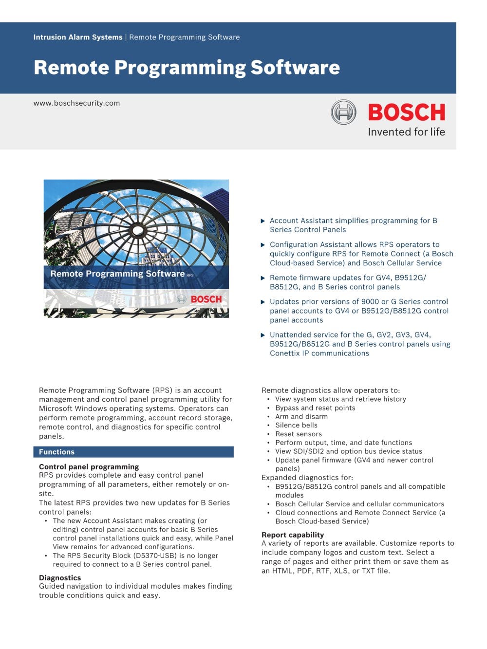 bosch security rps