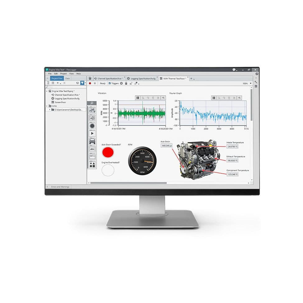 Software De Teste Flexlogger National Instruments De Medi O De