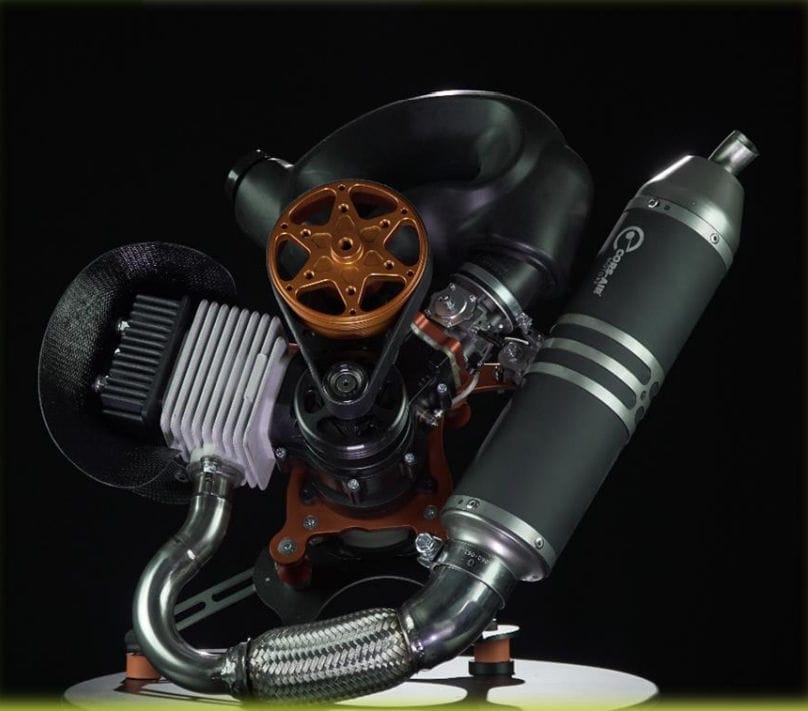 Kolbenmotor / 0 10ch Black Bee CORSAIR MOTORS 50 100kg / für