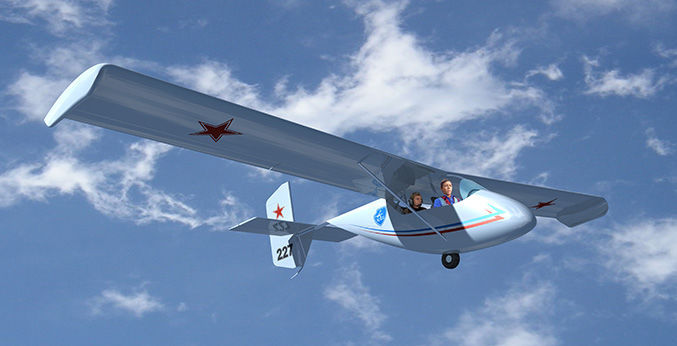 Zweisitzer-Segelflieger - MAI-227 - OSKBES MAI