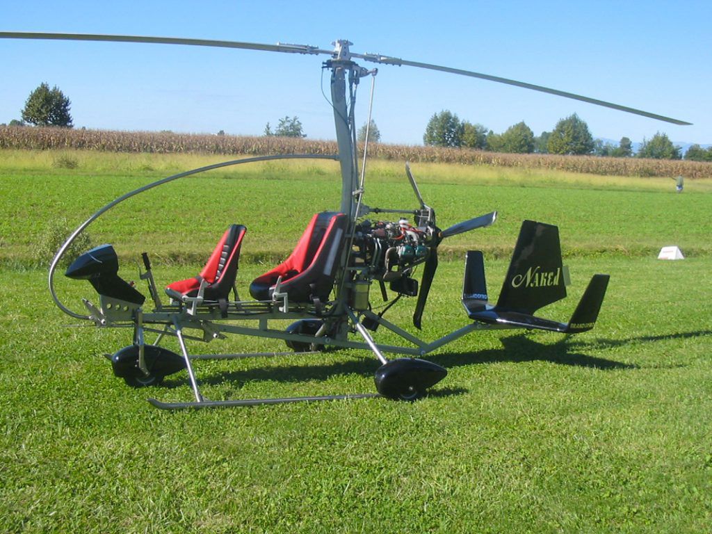 Gyrocopter / 2 Personen - NAKED - carpenterie pagotto srl - 4-Takt-Motor / Tandem / offenes Cockpit