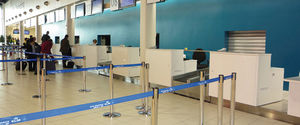 Schalter für check-in / Boarding / für Flughäfen