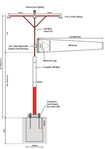 Lampenmast