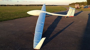 Schutzplane für Segelflieger