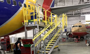 Flugzeugdock für Flugzeuge