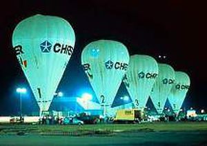 Heißluftballon für Turniere