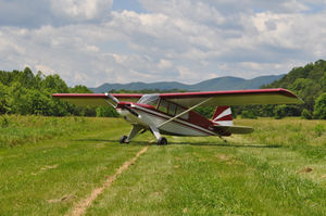 einmotoriges Flugzeug