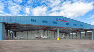 Hangar für Flugzeug 1