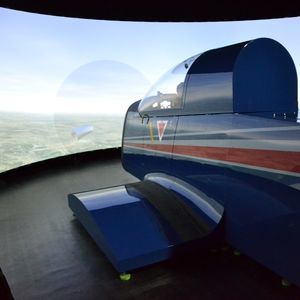 Simulationskabine für Flugzeuge