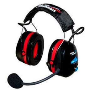 Headset für Motorschirm