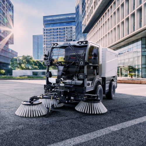 Kehrmaschine für Flughafen - CityCat VS20 - BUCHER MUNICIPAL - Aufsitz / kompakt
