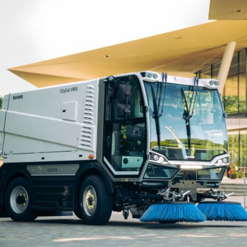 Kehrmaschine für Flughafen - CityCat VR50 - BUCHER MUNICIPAL - Aufsitz / kompakt