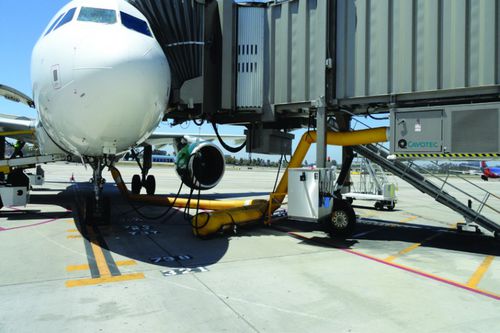 Festinstallierte Vorkonditionierungseinheit - PoU DX - CAVOTEC AIRPORT DIVISION - mobil / elektrisch / für Flugzeug
