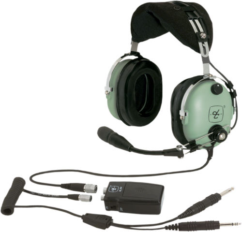 Headset für Piloten - H10-13XL - DAVID CLARK COMPANY INC. - für Flugzeug / schallisolierend / mit E-Kabel