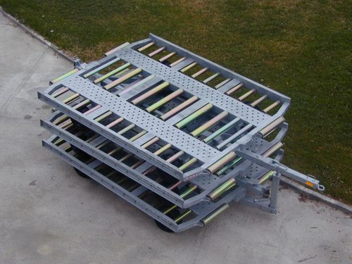 Anhänger für Palette - CP-1 - EINSA - EQUIPOS INDUSTRIALES DE MANUTENCIÓN - Baumaschinentransporter / 2-Achsen / für Frachtflugzeug
