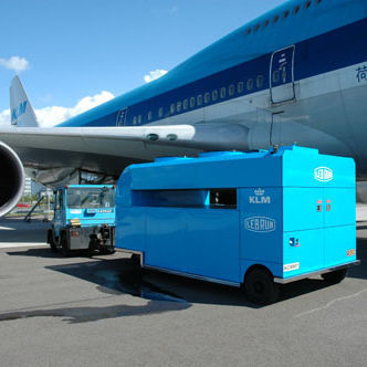 Angehängte Vorkonditionierungseinheit - LEBRUN S.A. - LKW-montiert / anhängermontiert / für Flugzeug