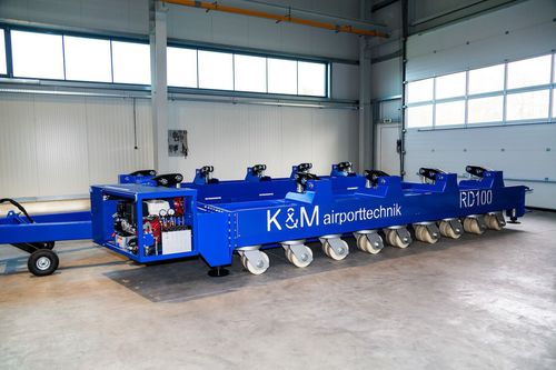 Berge-Anhänger - RD100 - K&M AIRPORTTECHNIK - mehr als 6 Achsen / für Flughafen / für Flugzeug