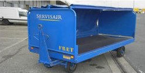 Gepäckwagen für ground support - 1219-01-TIR-V-R-OB-SEC - PINON SAS - 4 Räder / mit Plane