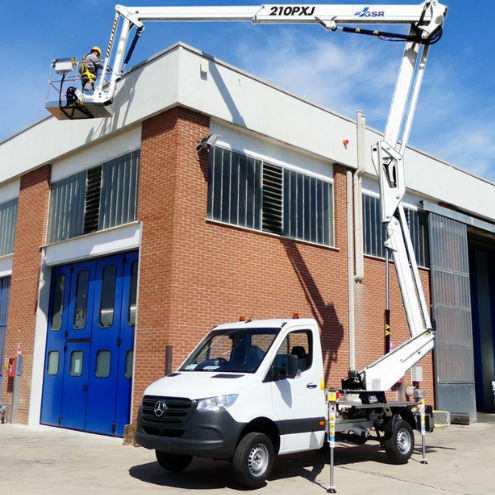 Arbeitshebebühne - GSR B210PXJ - ROTHLEHNER ARBEITSBÜHNEN GMBH - Arbeit / teleskopisch / Knickarm