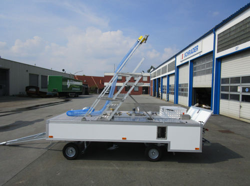 Angehängtes Entsorgungsfahrzeug für Fahrzeugtoiletten - TST series - SCHRADER T+A FAHRZEUGBAU GMBH & CO. KG - für Flughafen