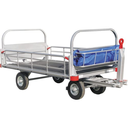 Gepäckwagen für Passagierterminal - BT2000  - TIMSAN - 4 Räder / mit Plane / offen
