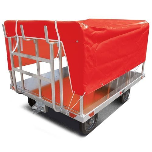 Gepäckwagen für Rollfeld - CARGO1713B - TIPS GSE - 4 Räder / mit Plane
