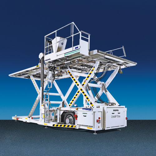 Scheren-Hubstapler - CHAMP 70Se Neo - TREPEL AIRPORT EQUIPMENT GMBH - für Waren / Diesel / elektrisch