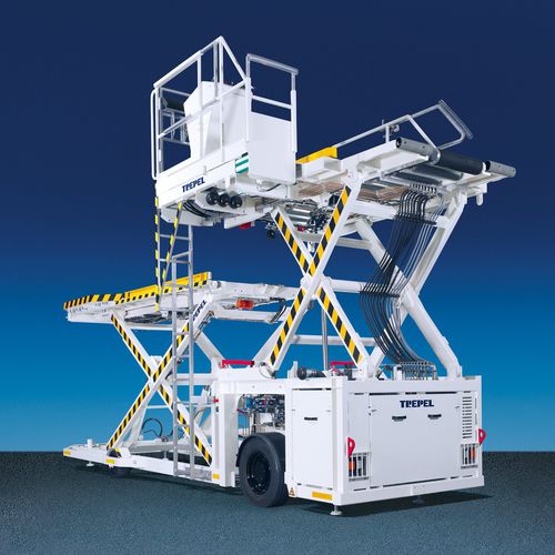 Scheren-Hubstapler - CHAMP 35e - TREPEL AIRPORT EQUIPMENT GMBH - für Waren / elektrisch / hydraulisch
