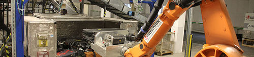 Roboter zum Laden - UNITECHNIK SYSTEMS GMBH - für Materialumschlag / für Gepäck / 1-Achs