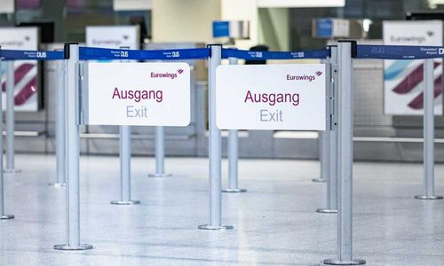 Personenleitsystem mit Gurt - NEXTRAC - VIA GUIDE GMBH - Flachkopf / für Flughafen