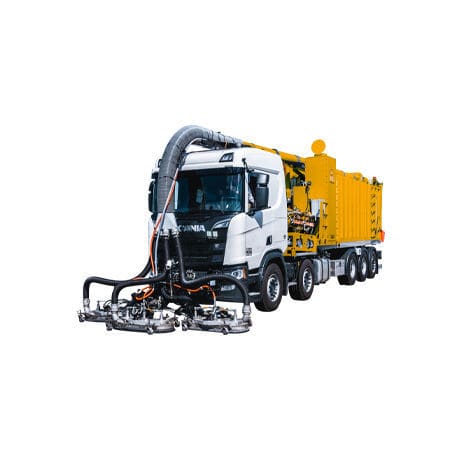 Reinigungsmaschine für Rollfeld - SH 24.0 - WATERBLASTING TECHNOLOGIES - LKW-montiert / für die Oberflächenreinigung / zur Entfernung von Gummi