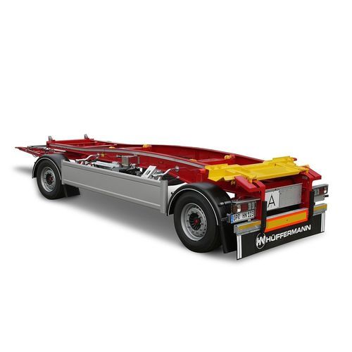 Anhänger für Containertransport - WILHELM SCHWARZMÜLLER GMBH - Baumaschinentransporter / 2-Achsen / für Flughafen