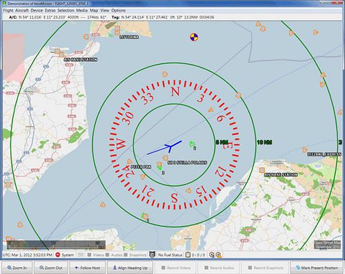 Flight Management System (FMS) für Flugzeug - AeroMission - AERODATA AG - für Hubschrauber