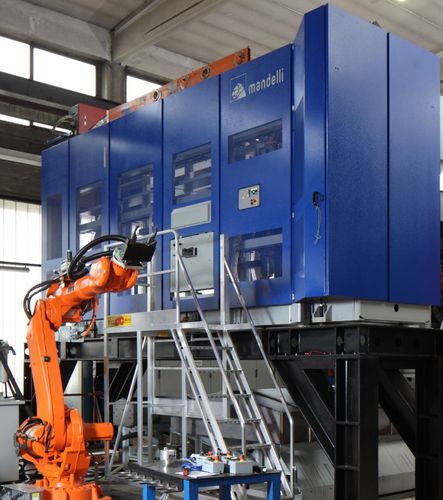 5-Achs-Bearbeitungszentrum - Rumble 6000 - MANDELLI SISTEMI SPA - horizontal / für die Luftfahrt / CNC