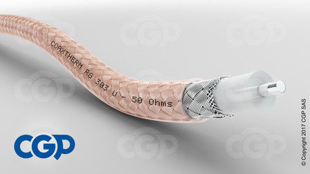Kabel für Flugzeuge - COAXTHERM® RG303U - CGP - Cables for Global Performance - Daten / koaxial / chemikalienbeständig