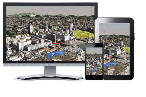 Bildanalyse-Software - VirtualGeo - CS COMMUNICATION & SYSTEMES - Schneid / für die Luftfahrt / Echtzeit