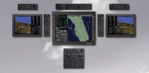 Multifunktionsdisplay-MFD - KDU-1080 - HONEYWELL - für Flugzeug / LCD / Wetter