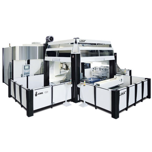 CNC-Fräsmaschine - LINX O - JOBS - horizontal / für die Raumfahrtindustrie / 5 Achsen oder mehr