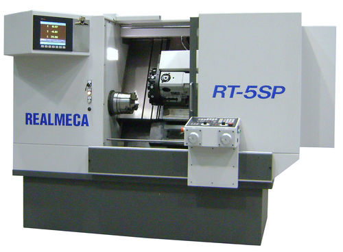 Vertikale Drehmaschine - RT-5 SP  - REALMECA - CNC / 5-Achs / für die Raumfahrtindustrie