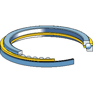 Kugel-Anschlagpuffer - SKF AEROSPACE - Schräg / für hohe Drehzahlen / reibungsarm