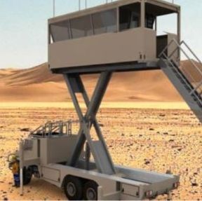 Mobiler Kontrollturm - MATC 6×6 - MOBILE AIR TRAFFIC CONTROL SYSTEMS LTD. - für Fahrzeug / mit Hubfunktion / für Flughafen