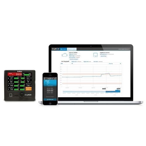 Digitale EMS - EngiBOX - AVMAP S.r.l.U. - einmotorig / für Flugzeug