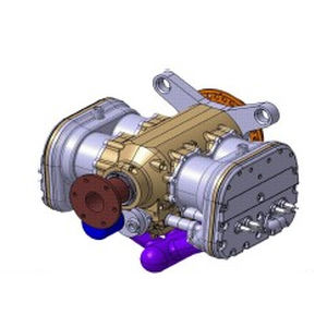 Kolbenmotor / 50 - 100ch - LF26 - D-MOTOR BVBA - 50 - 100kg / für Leichtflugzeug / 4-Takt
