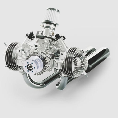 Kolbenmotor / 10 - 50ch - 4202HF - HIRTH ENGINES GMBH - 10 - 50kg / für Drohnen / 2-Takt