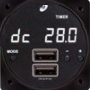 Uhr für Flugzeug - 6420093-4 - Mid-Continent Instruments & Avionics, Inc. - digital