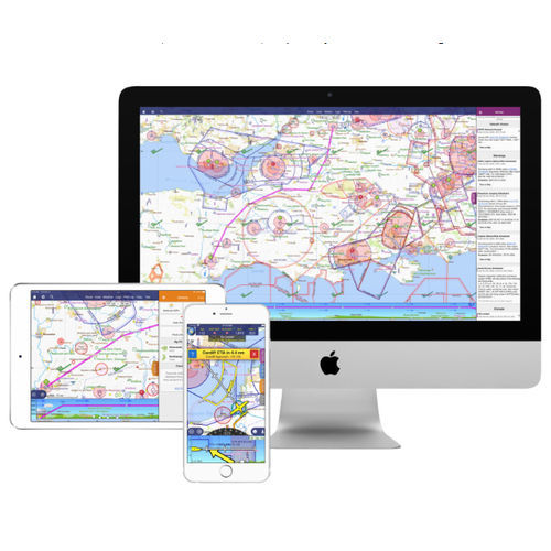 Software zur Flugplanung - SkyDemon - GPS / Luftfahrt / für iPad