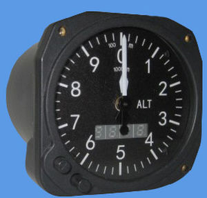 Analoger Höhenmesser - Suzhou Changfeng Instruments Co,. Ltd - in Fuß oder m / 3,15" / für Flugzeug