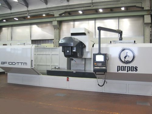 CNC-Fräsmaschine - BF 100 TTM - Parpas SpA - vertikal / für die Luftfahrt / 5 Achsen oder mehr