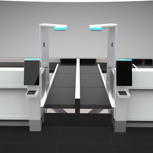 Selbstbedienungs-Gepäckablage - VBD-R - EMBROSS - mit RFID-Leser / mit Kartenzahlsystem / mit Drucker